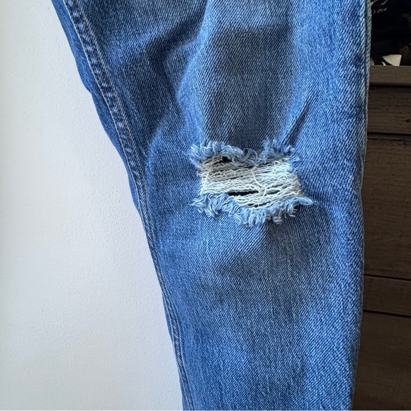 Topman Distressed Blue Jeans - Picture 4 of 5